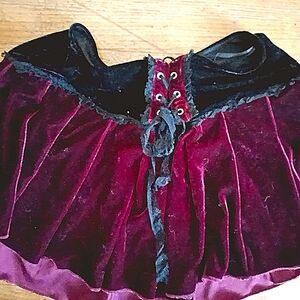 Romance goth vampire mini skirt
